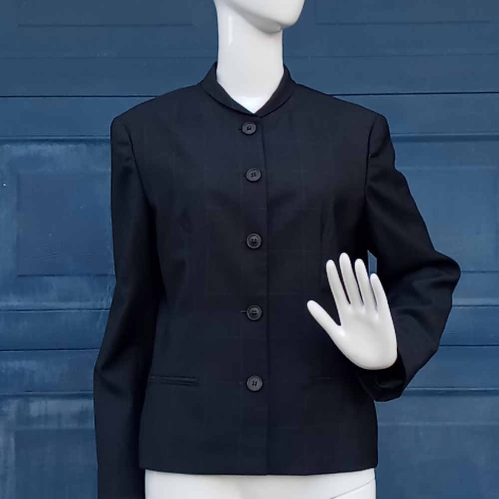 Giorgio Armani "Le Coiezioni" Window Paine Jacket - Picture 1 of 16